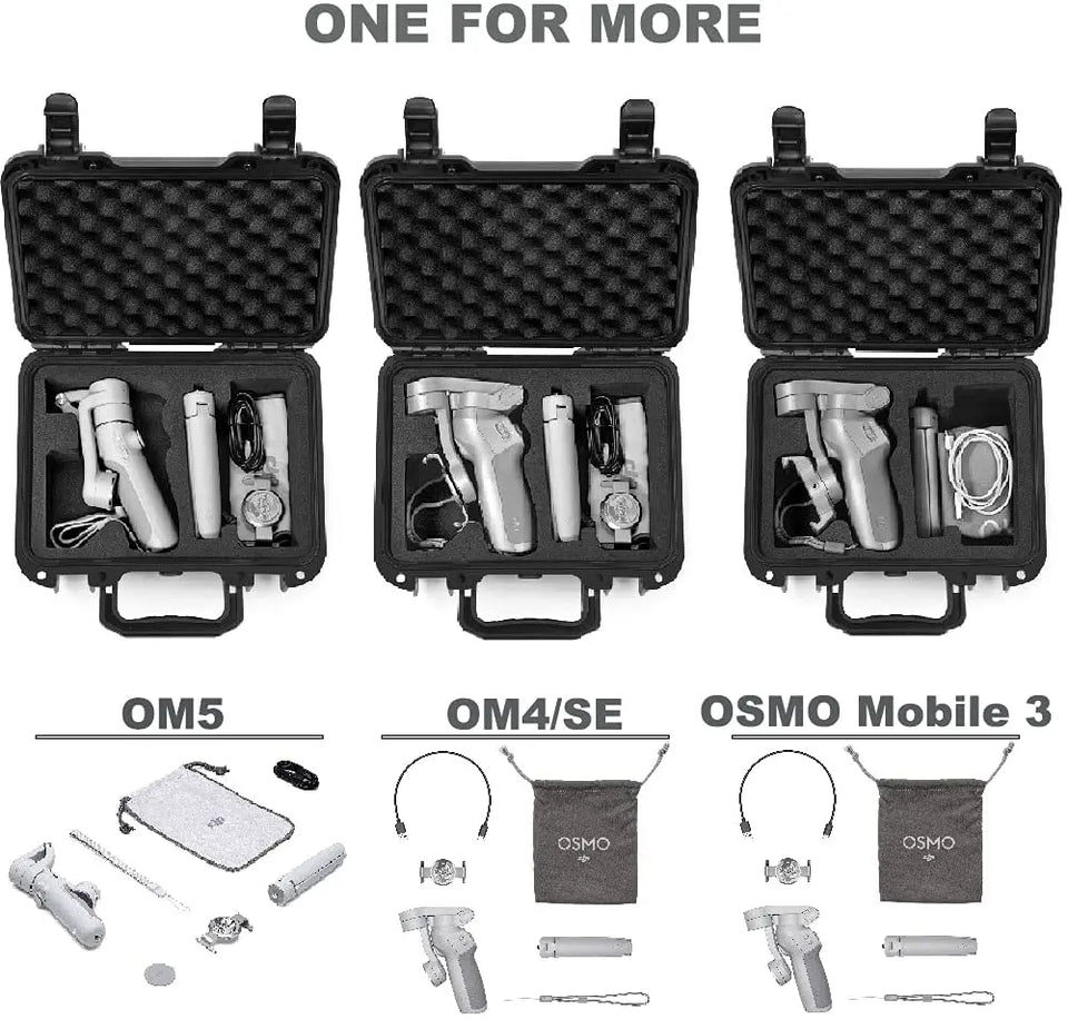 Lekufee Portable Waterproof Hard Case Compatible with DJI OM5, OM4 Case Only Pattan Australia