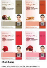 Load image into Gallery viewer, DERMAL16 Bundle Pack Collagen Essence Full Face Facial Mask Sheet. pattanaustralia
