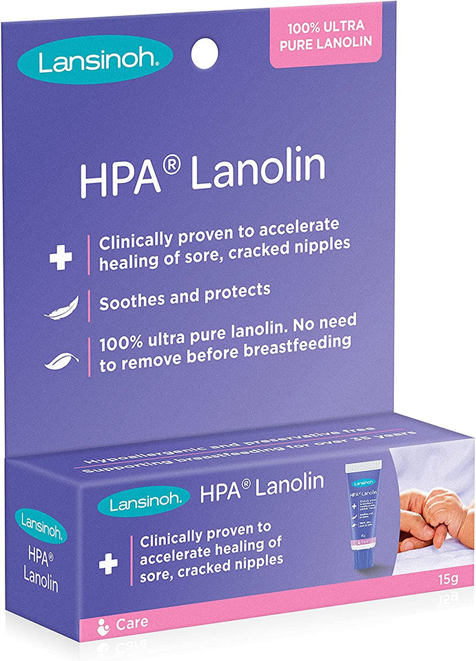 HPA Lanolin Nipple Cream, 15 Grams