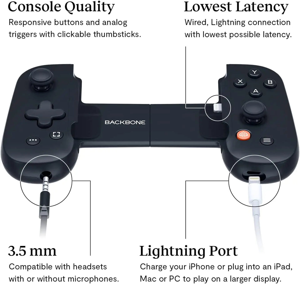 Backbone One iOS Mobile Gaming Controller for Apple iPhone [MFI Certified] Pattan Australia
