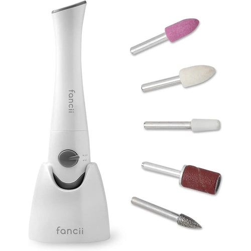 Fancii Manicure & Pedicure Nail Set with Stand, Battery Operated  with Buffer, Polisher, Shiner, Shaper and UV Dryer pattanaustralia