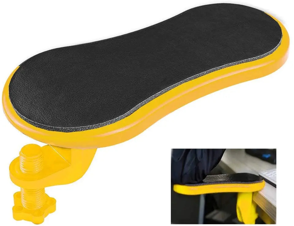 Pattan australia Computer Adjustable Arm Rest for Desk, Ergonomic Wrist Support, Extender for Table, Office, Chair, Desk, Black pattanaustralia