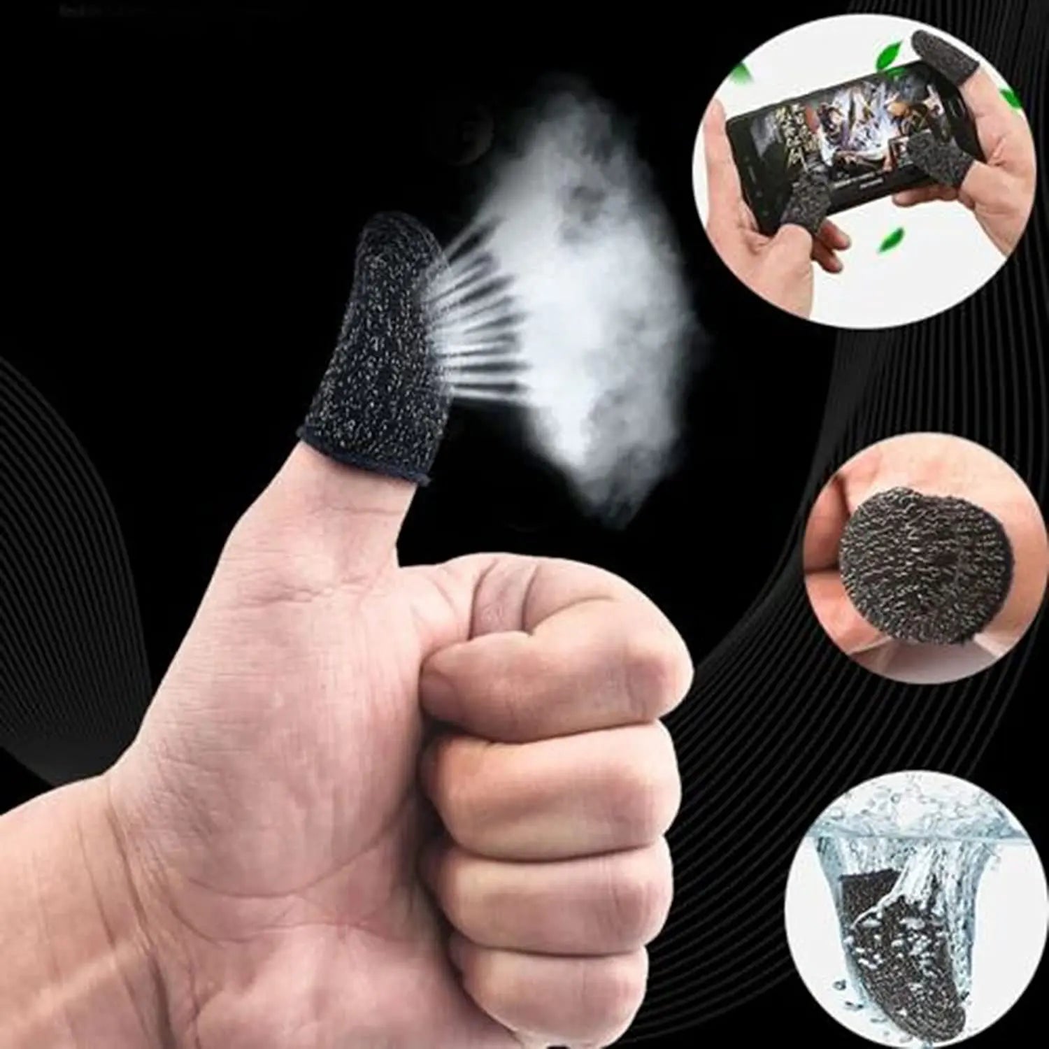 Anti-Sweat Breathable Gaming Thumb Full Touch Screen Sensitive Pattan Australia