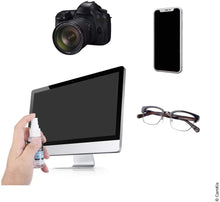 Load image into Gallery viewer, Lens Cleaning Tool with 2 Sets of Spare Pads, Lens Cleaning Spray Bottle, 3 Microfiber Cloths
