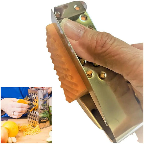SAFEGRATE Stainless steel Finger Guard for Cutting, Slicer and dishwasher safe Pattan Australia