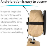 Funbliss Baby car Mirror Most Stable Backseat Mirror with Premium Matte Finish-Super Clear PMMA Material Mirror-Safe, Secure and Shatterproof,Black pattanaustralia