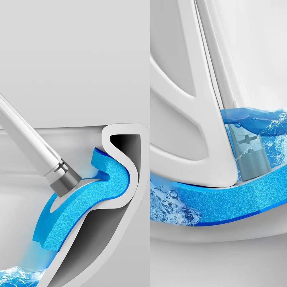 Toilet Bowl Cleaner Wand, Disposable Brush and Holder with 16 Cleaning Refills Pattan Australia