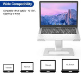 Aluminum Laptop, Notebook Stand, Ergonomic Adjustable, Riser Holder Compatible with 10"-15.6" Laptops pattanaustralia