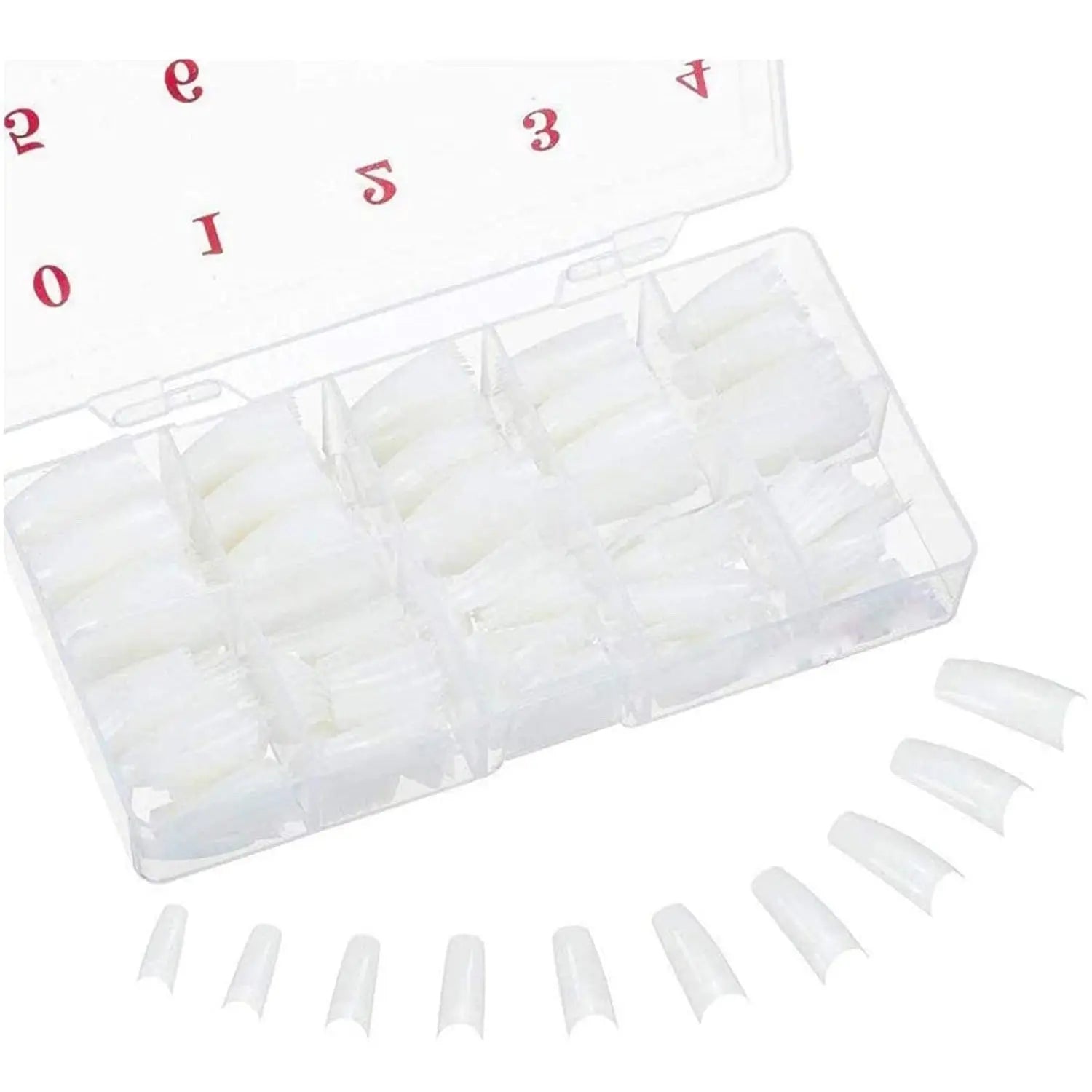 500Pcs  French False Nails, Fake Nail Tips 10 different sizes DIY kit pattanaustralia