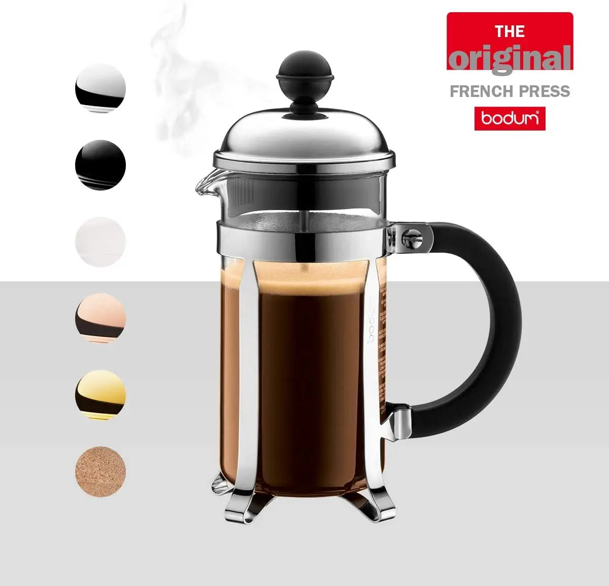Bodum Coffee Maker French Press, Chrome pattanaustralia