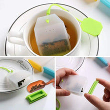 Load image into Gallery viewer, Silicone Tea Infuser, Safe Reusable Loose Leaf Tea Bags Strainer Filter with  Tea Spoon
