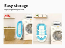 Load image into Gallery viewer, Baby Bath Tub, toy storage for Infant, Toddlers compact, Foldable, Safety
