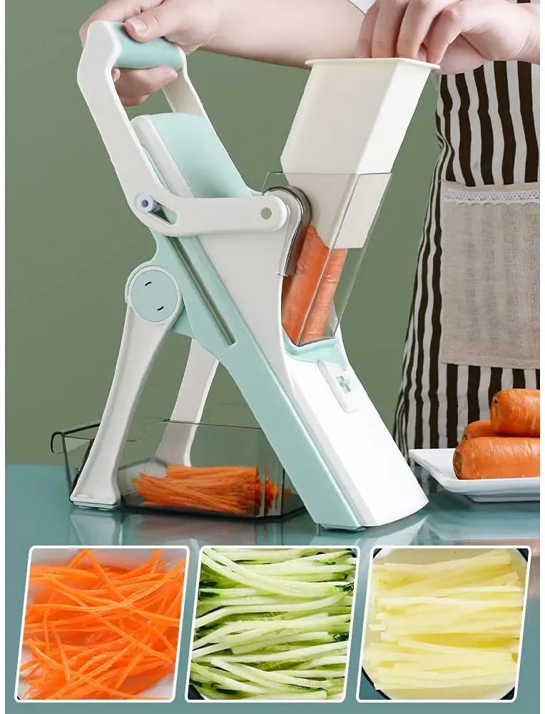 Mandoline Slicer for Meat and Vegetables, Adjustable Blades Thickness Kitchen Safe Pattan Australia