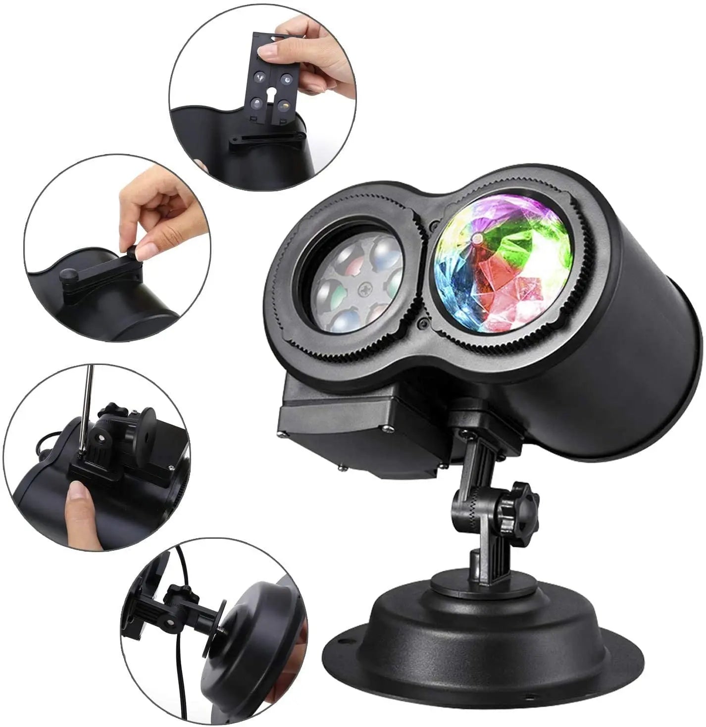 ALED LIGHT Outdoor Decoration Projector Light with Remote Control and 20 Pattern Slides Waterproof Pattan Australia