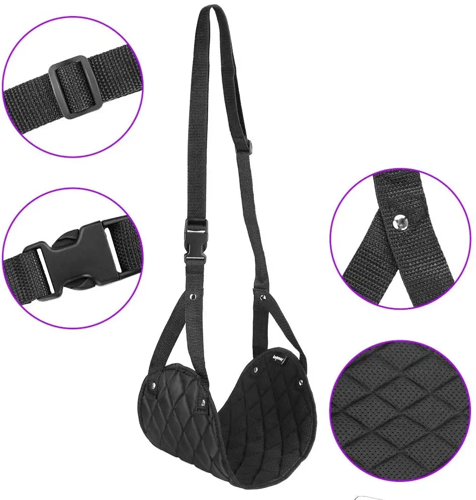Airplane Travel Accessories - Portable Travel Foot Hammock Pattan Australia