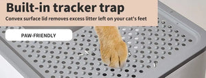 PaWz Cat Litter Box Fully Enclosed Toilet Trapping Sifting Odor Control Basin pattanaustralia