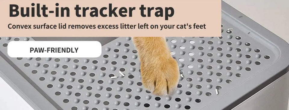 PaWz Cat Litter Box Fully Enclosed Toilet Trapping Sifting Odor Control Basin pattanaustralia