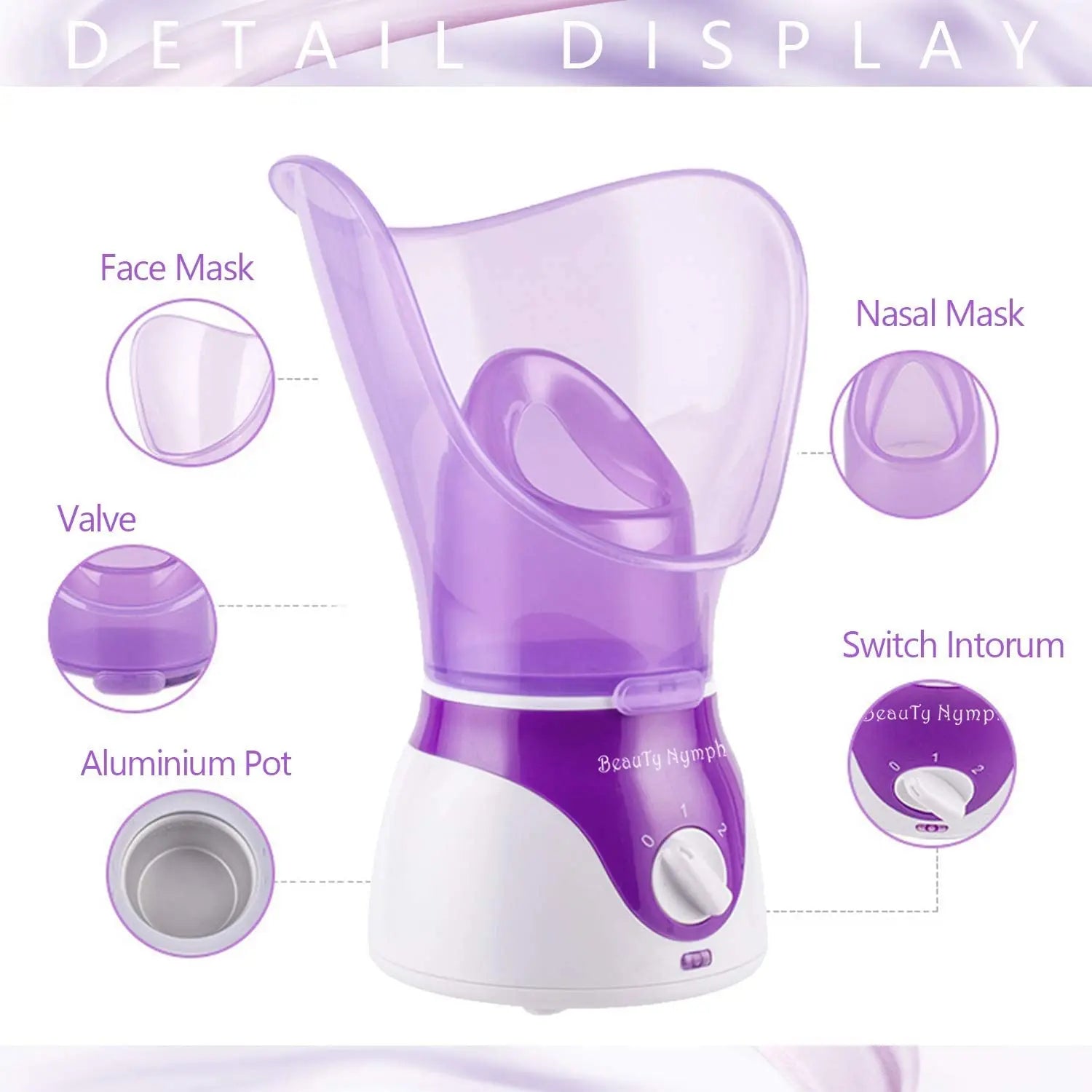 Beauty Nymph Facial Steamer Hot Mist Skincare Deep Cleanse Pattan Australia