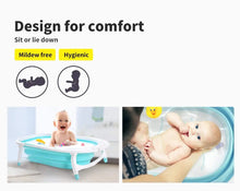 Load image into Gallery viewer, Baby Bath Tub, toy storage for Infant, Toddlers compact, Foldable, Safety
