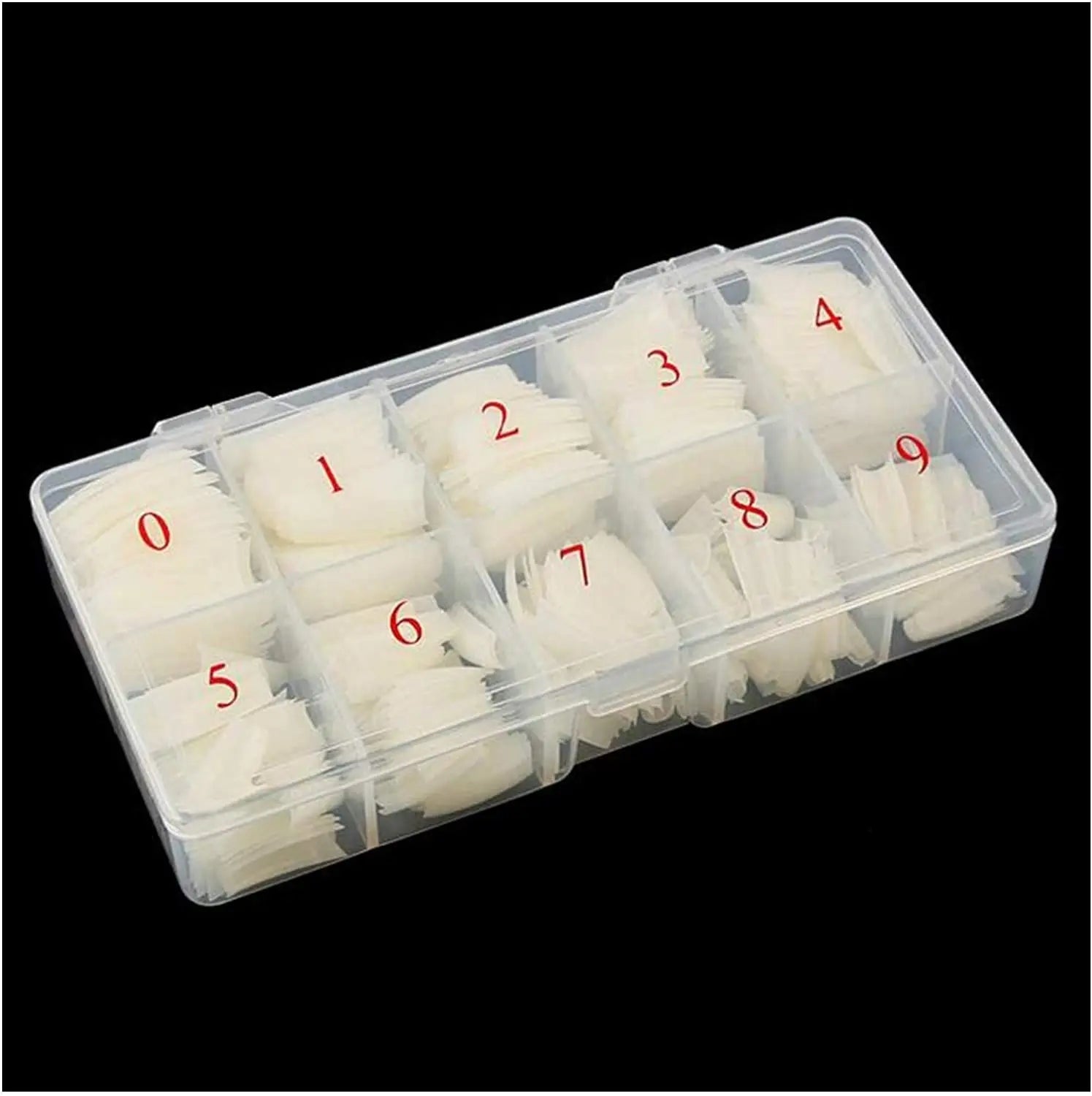 500Pcs  French False Nails, Fake Nail Tips 10 different sizes DIY kit pattanaustralia