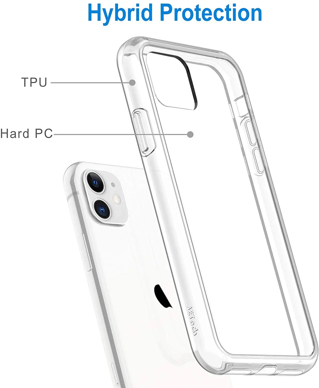 JE Tech Case for iPhone 11  6.1-Inch, Shock-Absorption Bumper Cover, Anti-Scratch pattanaustralia