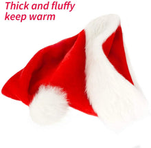 Load image into Gallery viewer, Unisex Velvet Comfort Christmas Hats Extra Thicken Classic Fur
