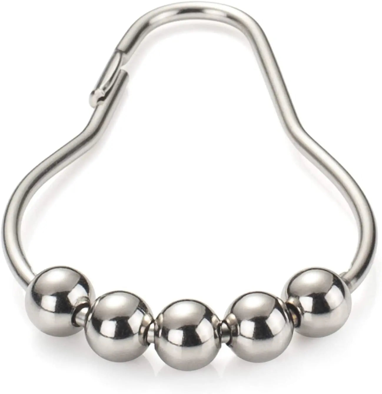 Amazer Rustproof, Nickel polished, Stainless Steel Shower Curtain Hooks, Set of 12 Pattan Australia