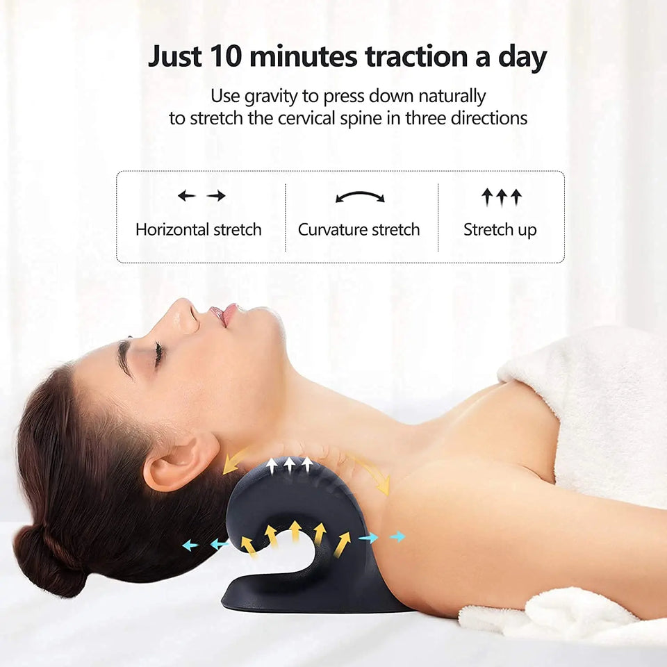 Neck Stretcher for Neck Pain Relief Cervical Traction Device for Cervical Spine Restore Neck and Shoulder Relaxer pattanaustralia