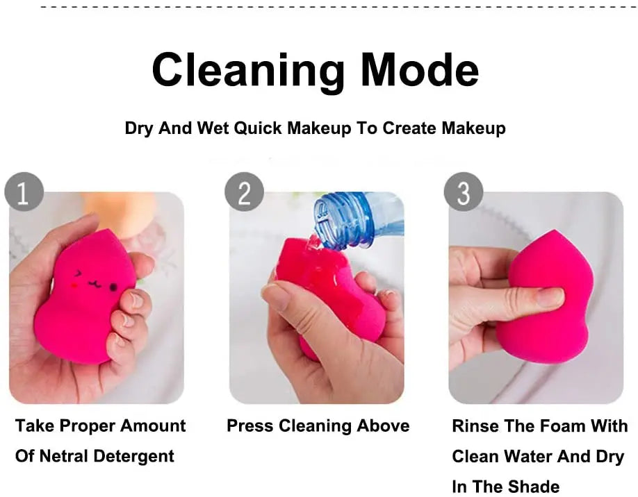 Pink Makeup Sponge, Round Head Small Mushroom Puff , Wet and Dry Air Cushion BB Cream Foundation Flutter, Face & Eyebrow Hair Removal Razor pattanaustralia