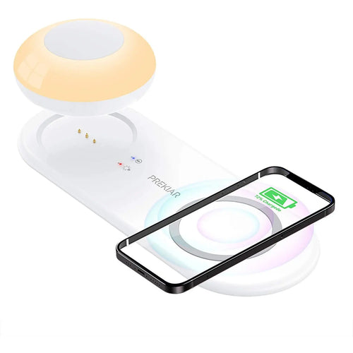 LED Touch Light Wireless Charger, Dimmable Magnetic Portable 600mAh Rechargeable Bedside Lamp for Bedroom, 7.5W for iPhone 12 Pro, 10W for S20 Ultra/S10/Note10 pattanaustralia