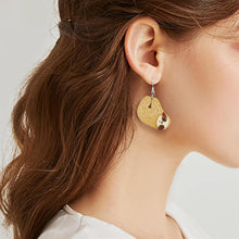 Load image into Gallery viewer, Animal Dangles Earrings | Sloth Dangle Earrings Stud | Cute Wooden Ear Studs for Women, Girls, Sloths Lovers, 1 Pair, Unique Birthday Gift
