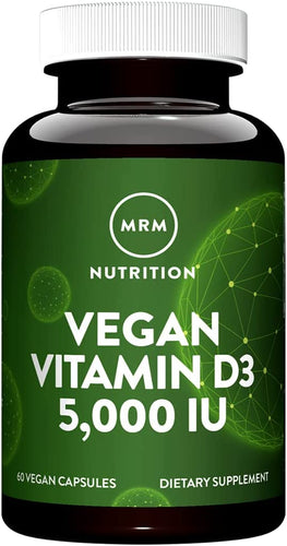 - Vegan Vitamin D3 for Calcium Absorption & Bone Health 5000 IU - 60 Vegetarian Capsules