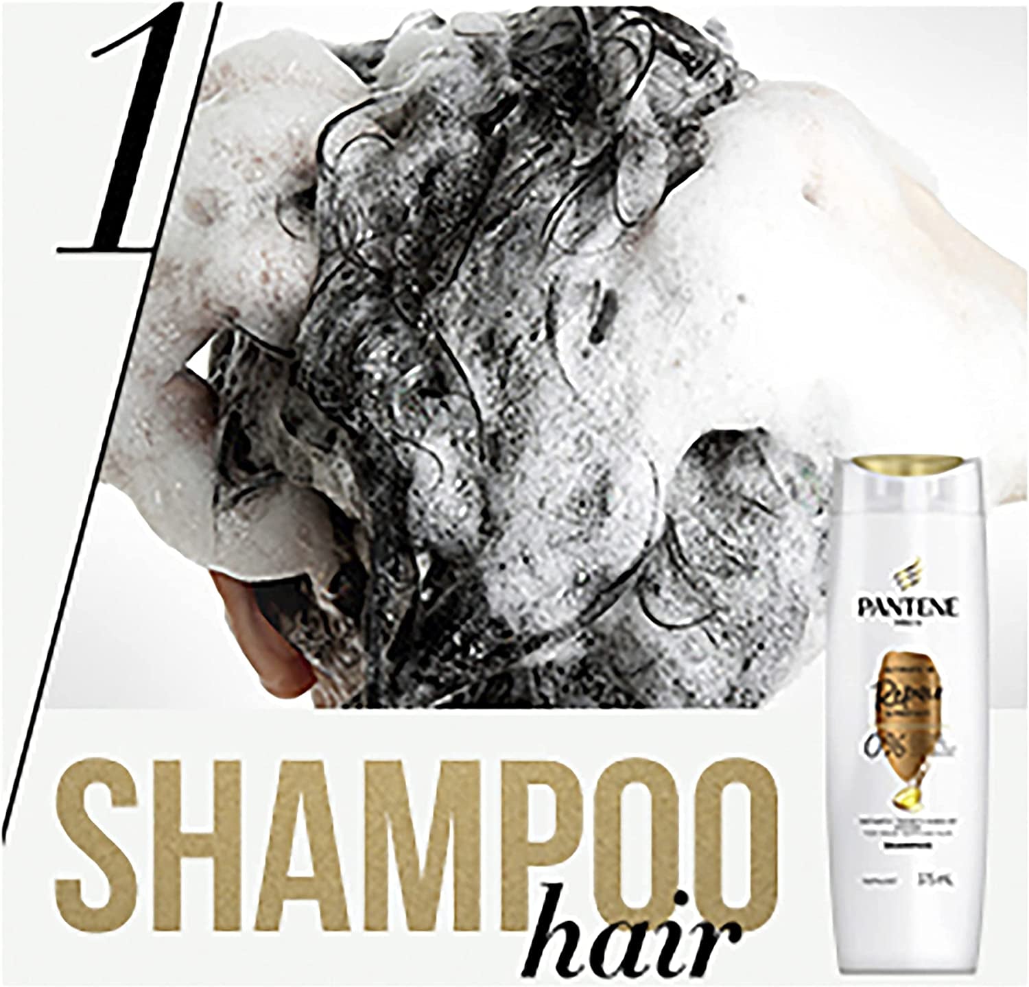 Pro-V Ultimate 10 Repair Protect Shampoo, Stengthening Shampoo for Damaged Hair 900Ml
