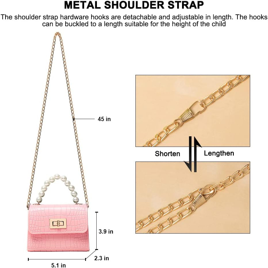 Small Toddler Crossbody Bags Purses for Little Girls,Crossbody Cute Princess Handbags Shoulder Bag for Kids Gift