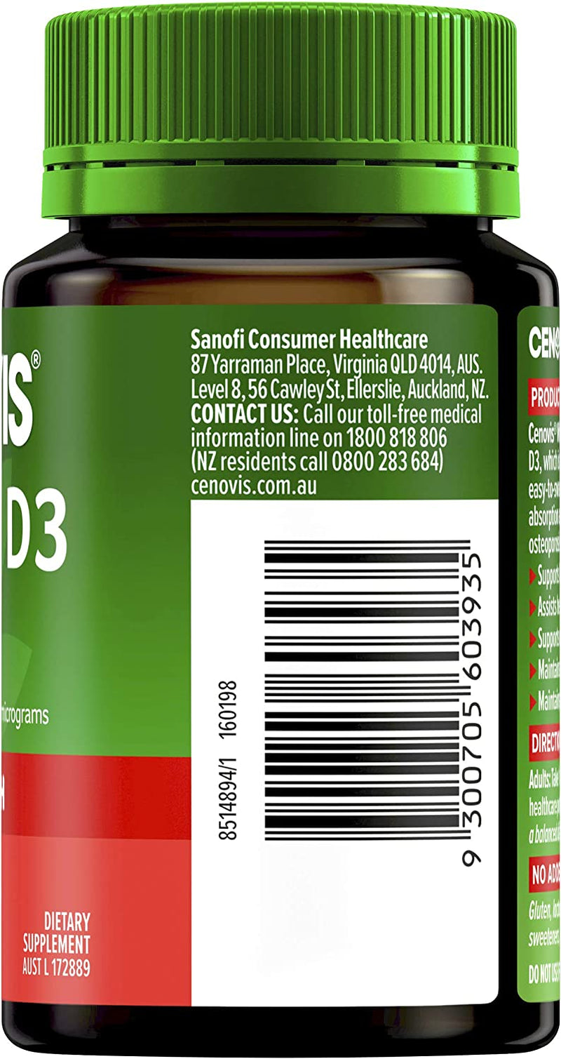 Vitamin D 1000IU D3 - Supports Bone Strength - Supports Healthy Immune System Function, 200 Tablets