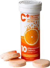 Load image into Gallery viewer, AWS 360 Vitamin C+ High Strength Immunity Effervescent Tablets - Daily Antioxidant Booster, Natural Orange Flavour, Sugar Free Formula - Max Absorption Vit C Supplement - Made in Australia - Pack of 30
