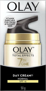 Total Effects Face Cream Moisturiser Normal SPF 15 50G
