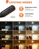 Book Light for Reading in Bed, 3 Brightness Levels × 3 Color Temperatures, 70 Hours Runtime Rechargeable Book Light Clip On, 1.3 Oz Lightweight Small Book Reading Light for Reading in Bed