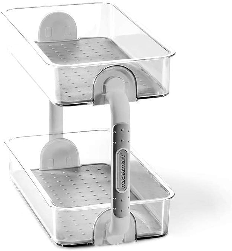 2 Level Spice Organiser, Clear/Grey Small