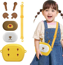 Load image into Gallery viewer, Kids Crossbody Bag, DIY Purse with 3 Cartoon Animal Styles, Little Girls Handbag Cute Gifts Adjustable Shoulder Strap
