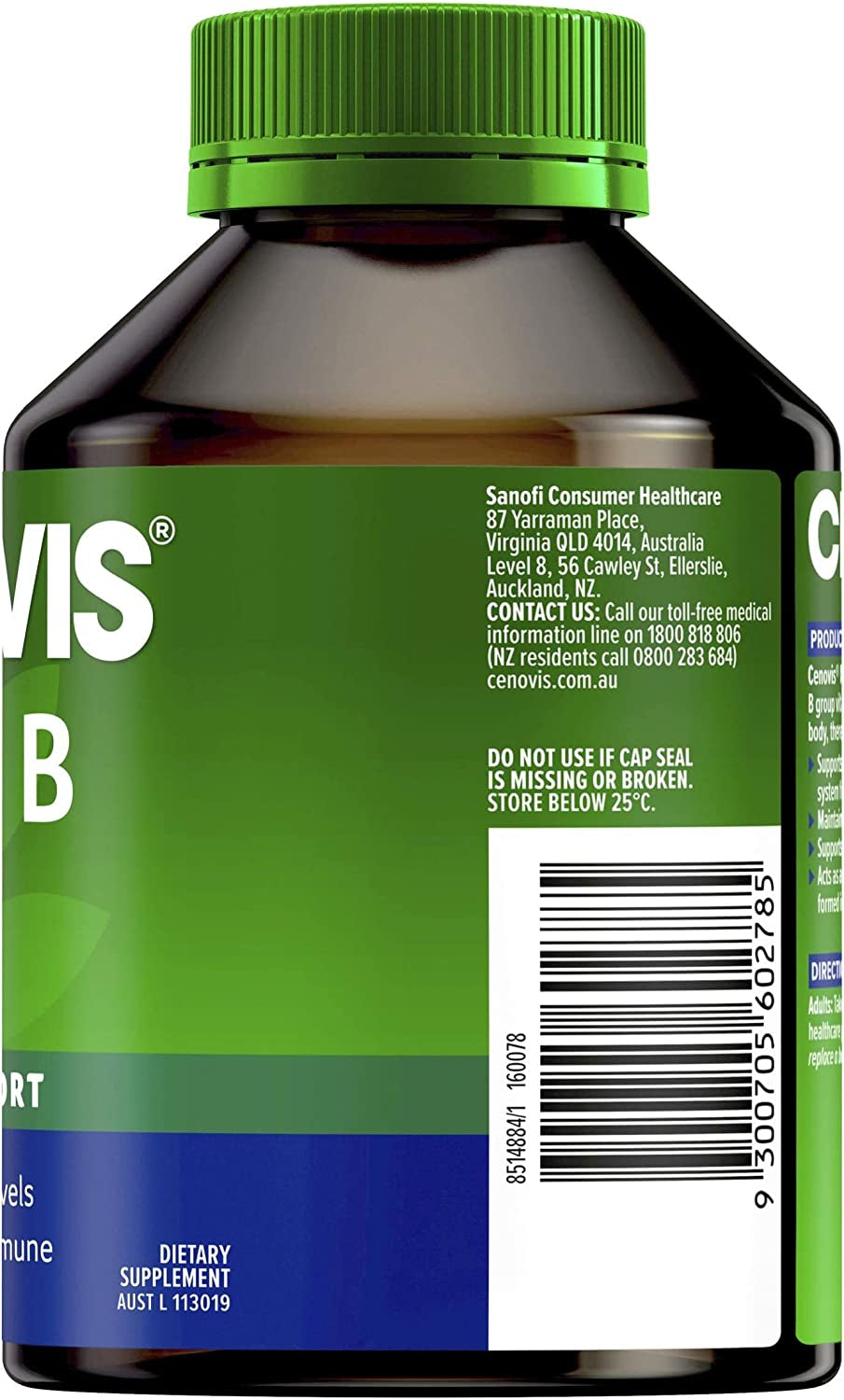 Mega Vitamin B Tablets with B3, B6, B12 + Biotin for Energy, 200 Tablets
