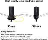 Salt Lamp Cord Replacement with Dimmer Switch and 3 Free Bulbs, Original Replacement Power Cord with Base Assembly E14 Socket & Metal Clip, for All Himalayan Crystal Salt Rock Lamp - 240V SAA Standard