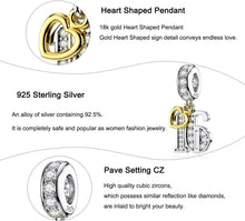 Load image into Gallery viewer, Murano Glass Charm Fit Pandora Charm Bracelets,925 Sterling Silver Flower Charm Glass Bead for Bracelet and Necklace
