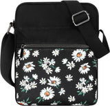 Small Crossbody Purse for Teen Girls and Women, Daisy-Black, Small