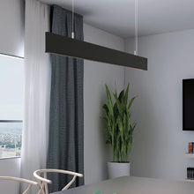 Load image into Gallery viewer, Linear LED Pendant Light Black 30W 1200(L) X15(W) X75(H) with Sensor Options Allure 1575 Series Ceiling Light for Kitchen/Island/Dining Room/Office (3000K Warm White with Sensor)
