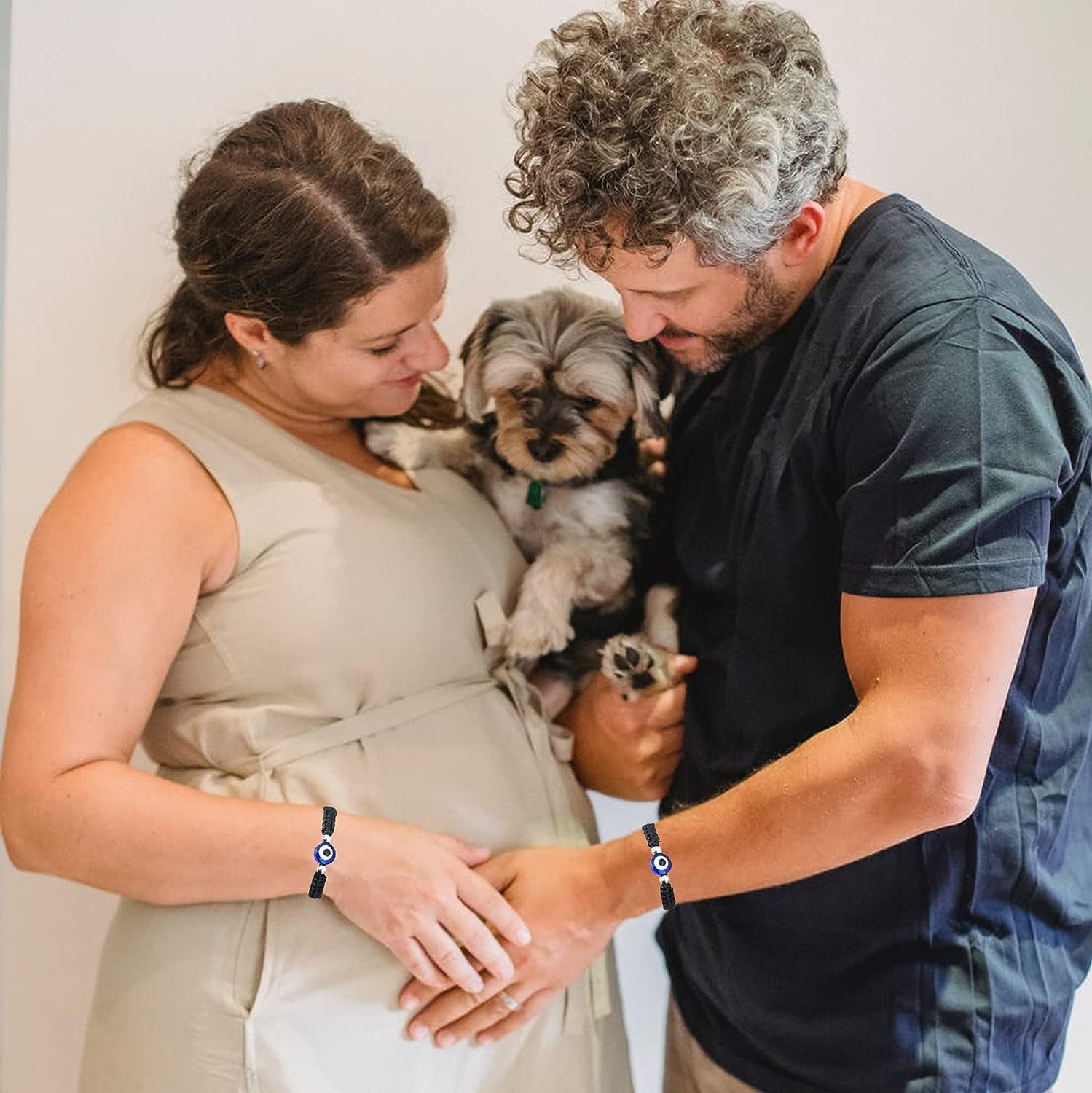 2 Pcs Evil Eye Bracelets for Women, Protection Bracelet for Men Kids, Negative Energy Evil Eye Jewelry Nazar Bracelet, Red String Bracelet for Protection