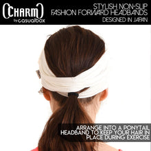 Load image into Gallery viewer, Mens Bandana Head Wrap - Womens Elastic Headband Japanese Long Hair Dreads Black
