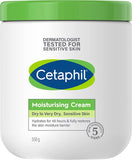 Moisturising Cream | 550G | Hydrating Moisturiser for Dry to Very Dry, Sensitive Skin | Body Cream Completely Restores Skin Barrier in 1 Week | Fragrance Free | Non-Greasy | Dermatologist Recommended Brand