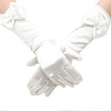 Girls Princess Dress up Bows Kids Size Formal Gloves