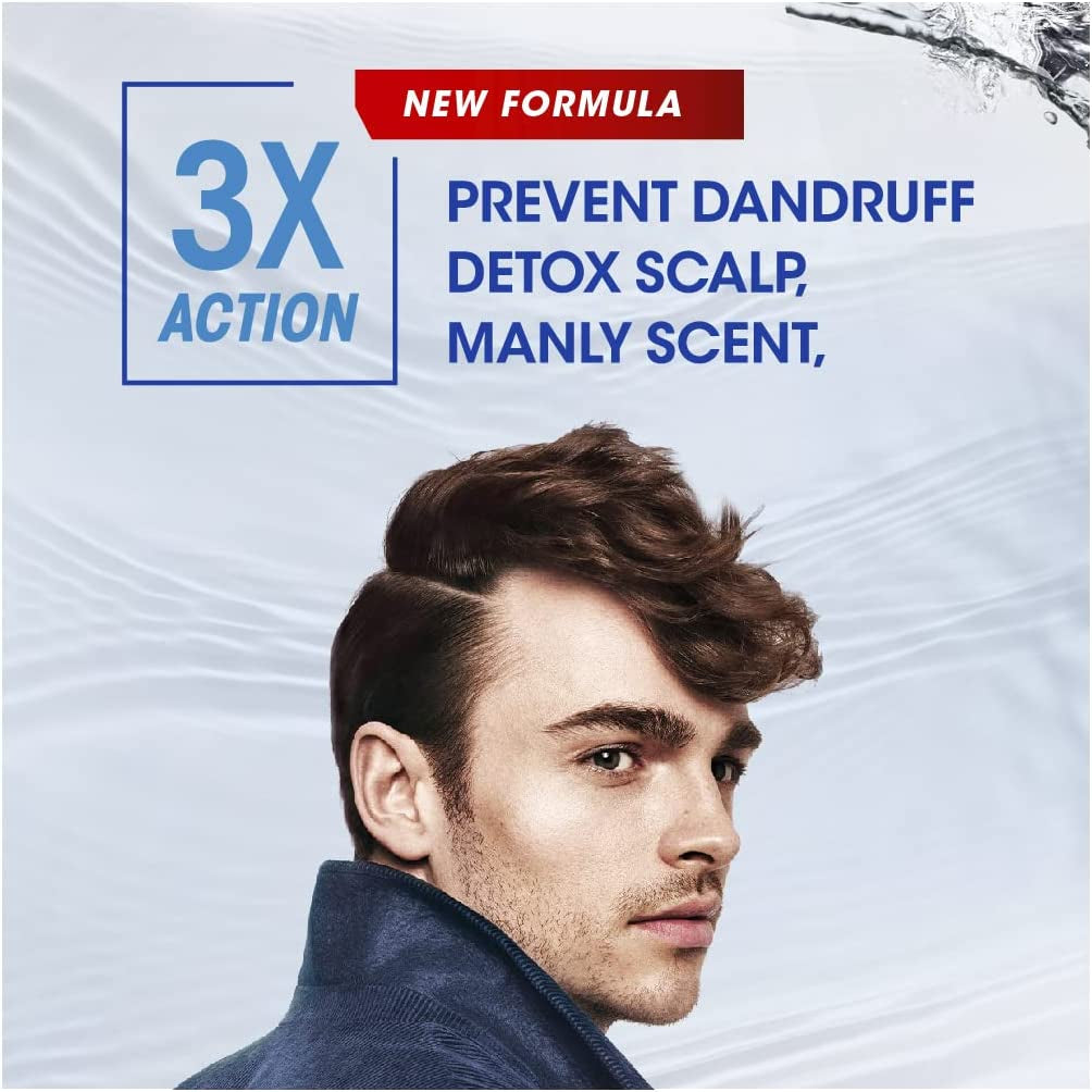 Ultra Men Deep Clean, Mens 2 In1 anti Dandruff Shampoo and Conditioner 550Ml